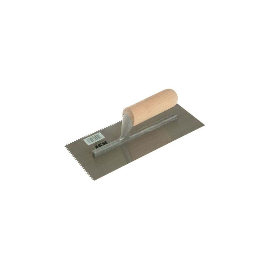 R.S.T. RST153DT Notched Trowel 5mm V Notches Wooden Handle 11 x 4.1/2in | Duco Car Parts UK