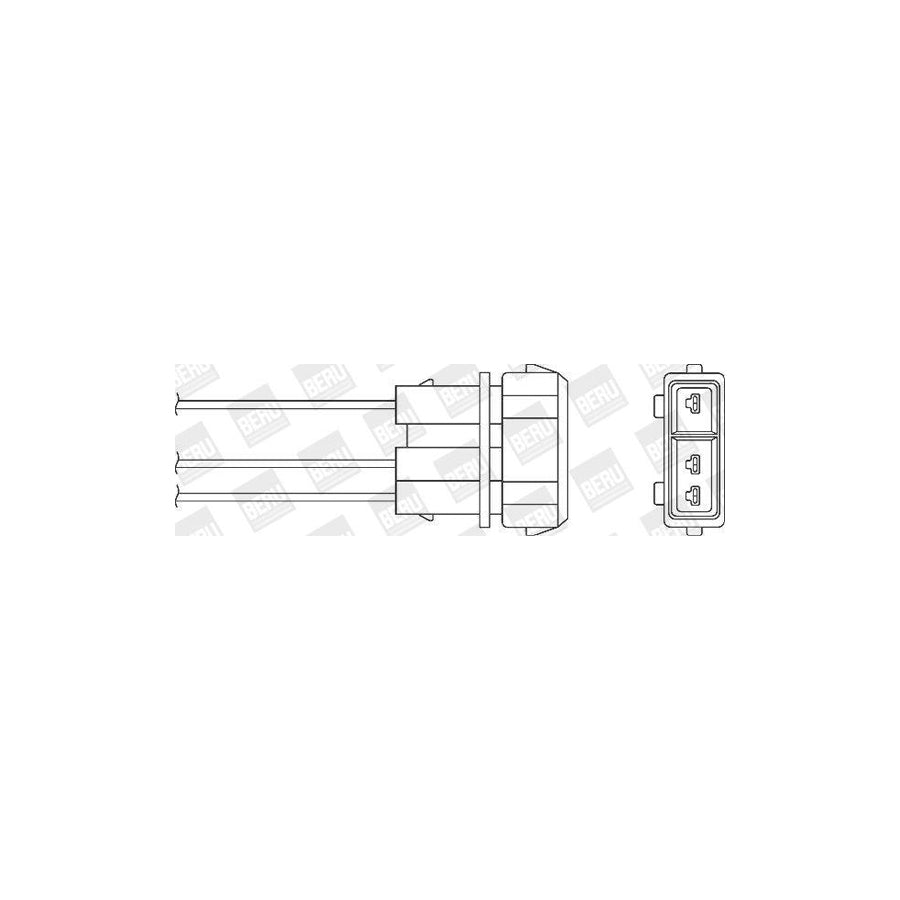 Beru OZH134 Lambda Sensor For Vw Transporter