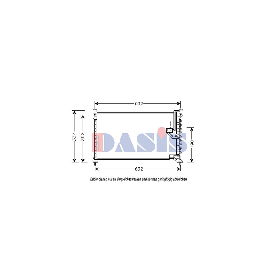 AKS Dasis 102030N Air Conditioning Condenser For Honda Accord | Duco Car Parts UK