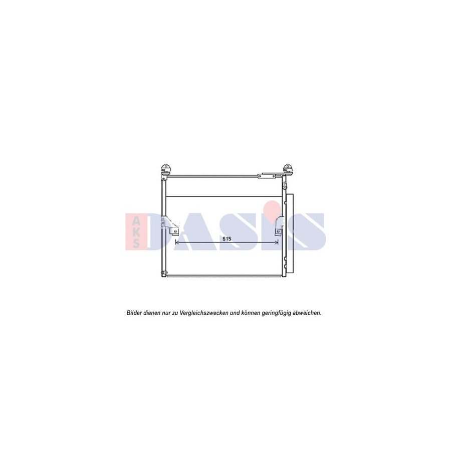 AKS Dasis 212092N Air Conditioning Condenser For Toyota Land Cruiser Prado 150 (J150) | Duco Car Parts UK
