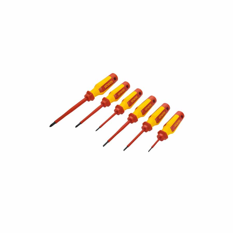 IRWIN® IRW1951884 VDE Pro Comfort Screwdriver Set, 6 Piece | Duco Car Parts UK