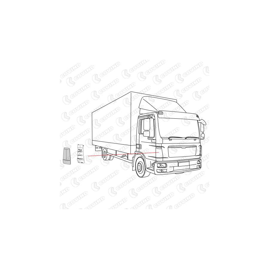 Covind Tgl/164 Wind Deflector | Duco Car Parts UK