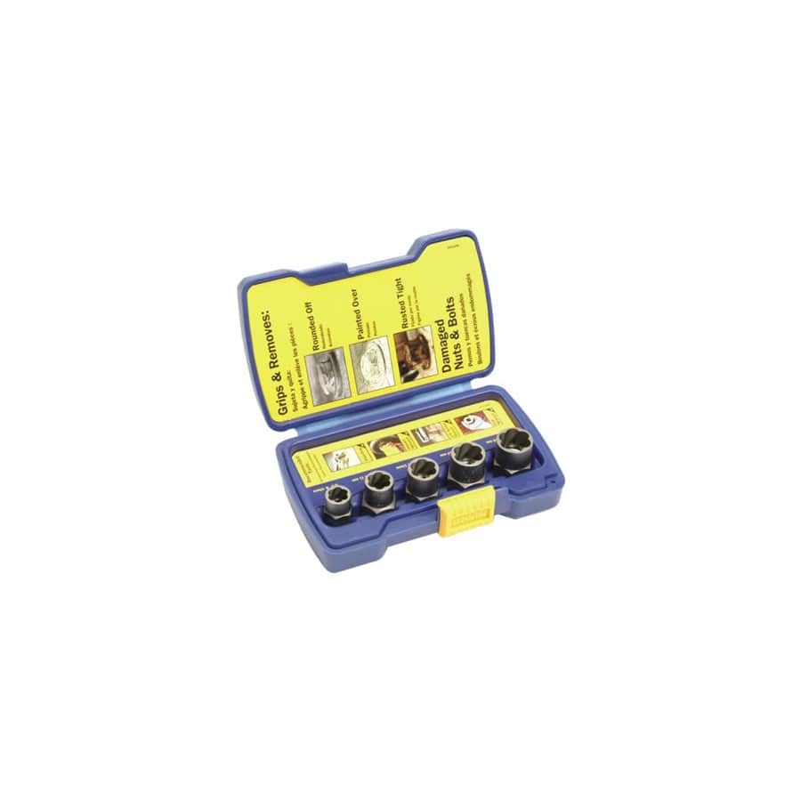 IRWIN® IRW10504634 Bolt Grip Fastener Remover Base Set, 5 Piece | Duco Car Parts UK