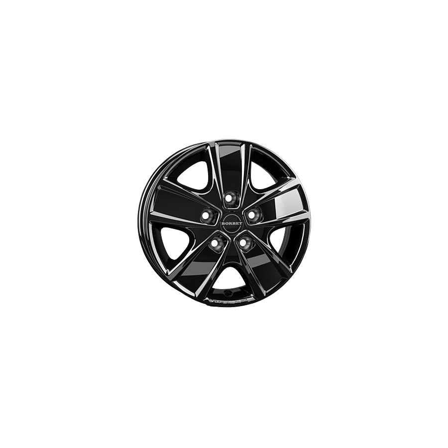 Borbet CWG 6x16 ET68 CWG 60668130578,1BG Glossy Black Wheel | Duco Car Parts UK Car Parts