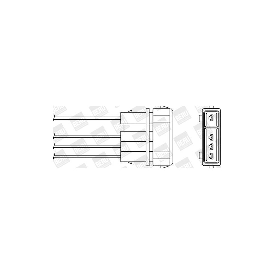 Beru OZH164 Lambda Sensor