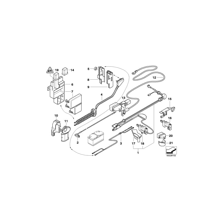 Genuine BMW 61136908271 E65 E66 Covering Cap (Inc. 745Li, 745i & 740Li) | Duco Car Parts UK Car Parts
