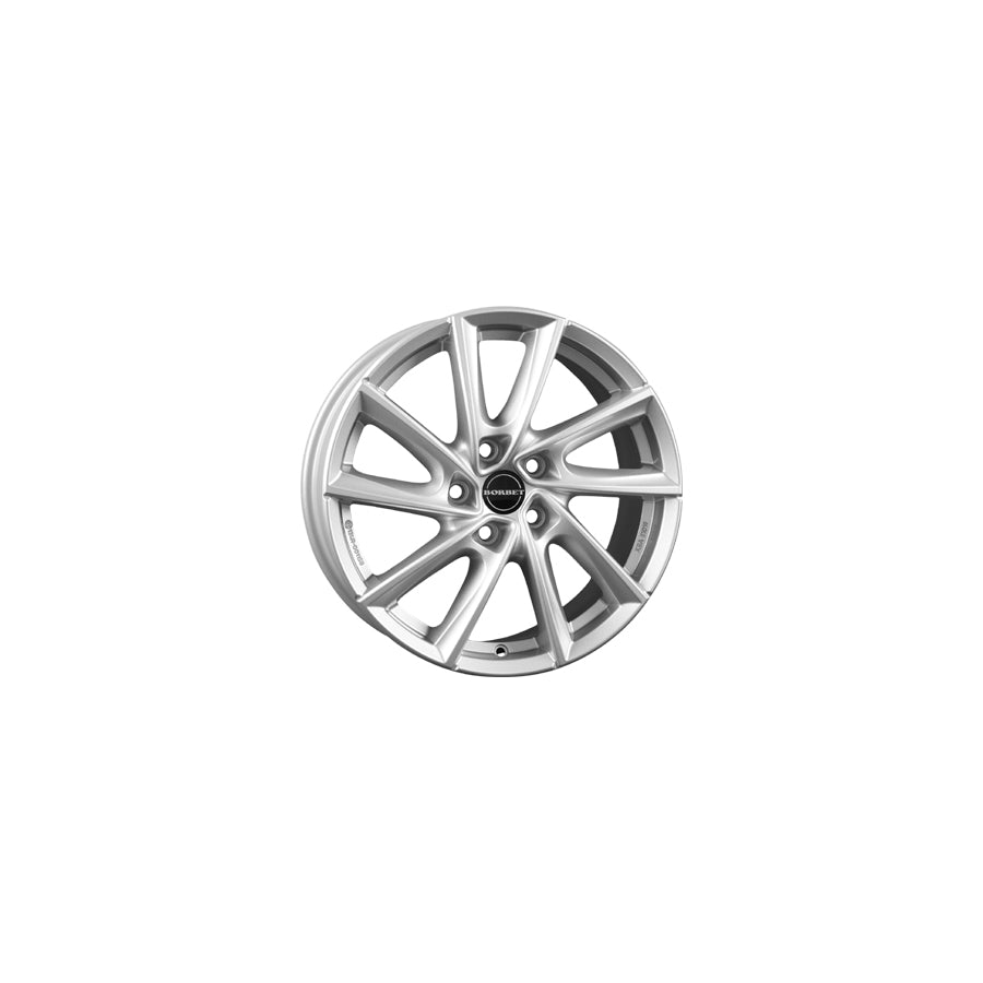 Borbet VT 7.5x17 ET52 VT 75752112566,6CS Crystal Silver Wheel | Duco Car Parts UK Car Parts