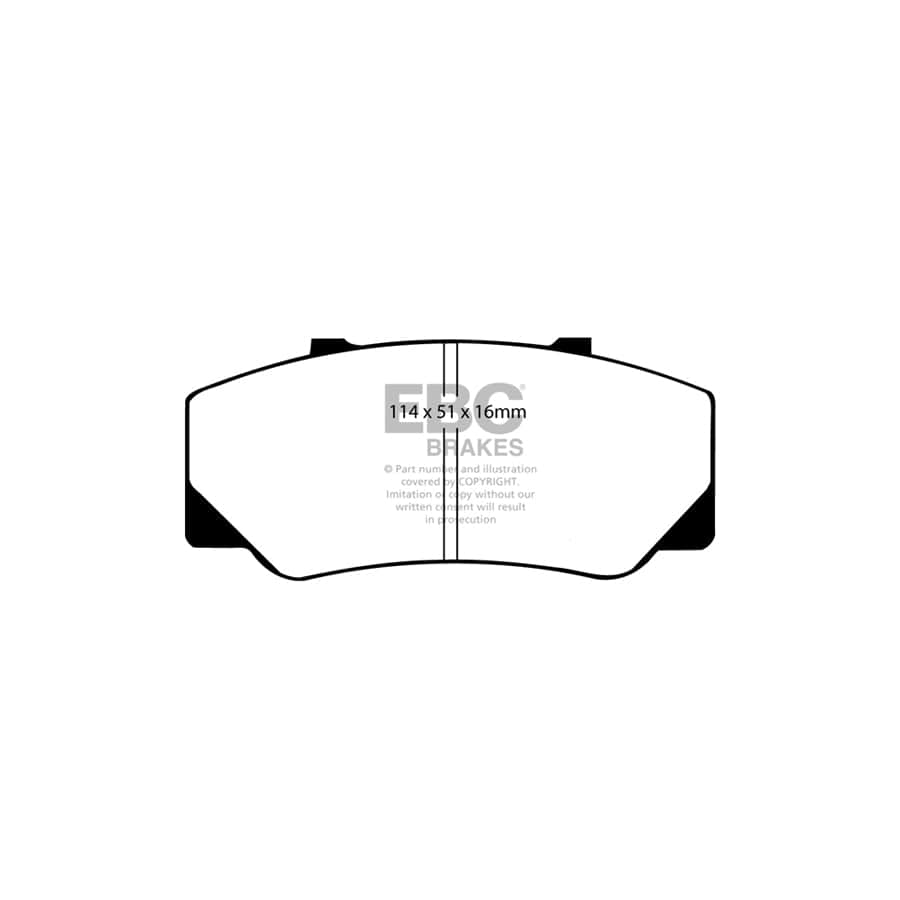 EBC PDKF2296 Volvo 740 Ultimax Front Brake Pad & Plain Disc Kit - ATE Caliper 2 | Duco Car Parts UK Car Parts