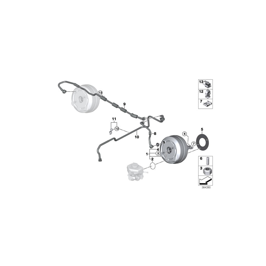 Genuine BMW 11667850594 F82 F87 F80 Vacuum Pipe (Inc. M3, M4 CS & M4 GT4) | Duco Car Parts UK