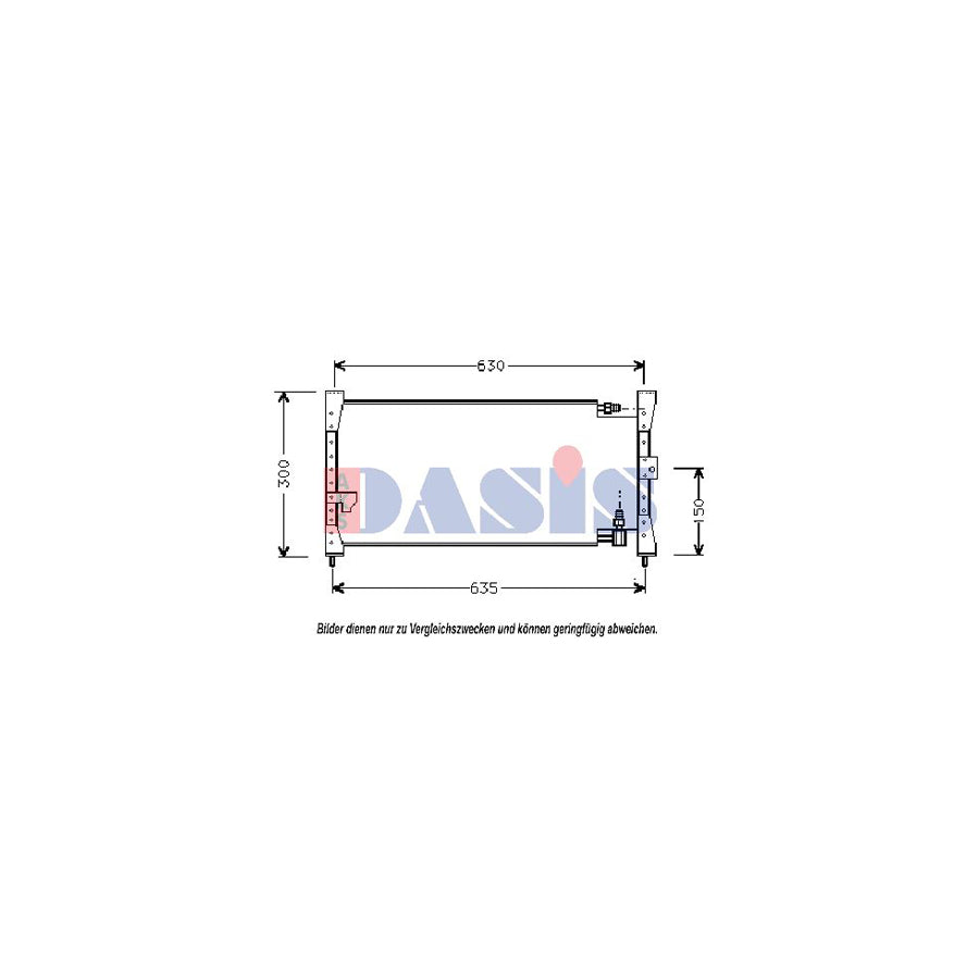 AKS Dasis 102070N Air Conditioning Condenser | Duco Car Parts UK