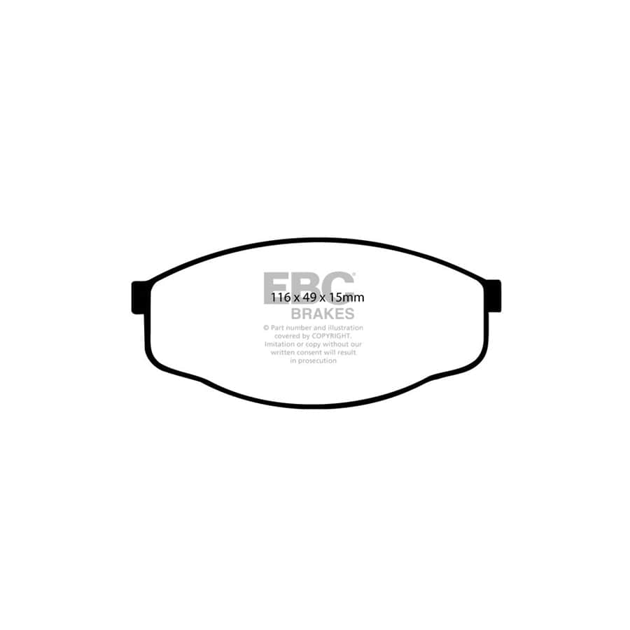 EBC PDKF1963 Toyota Cressida Ultimax Front Brake Pad & Plain Disc Kit 2 | Duco Car Parts UK Car Parts