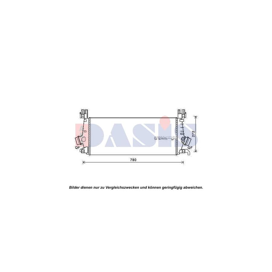 AKS Dasis 157049N Intercooler | Duco Car Parts UK