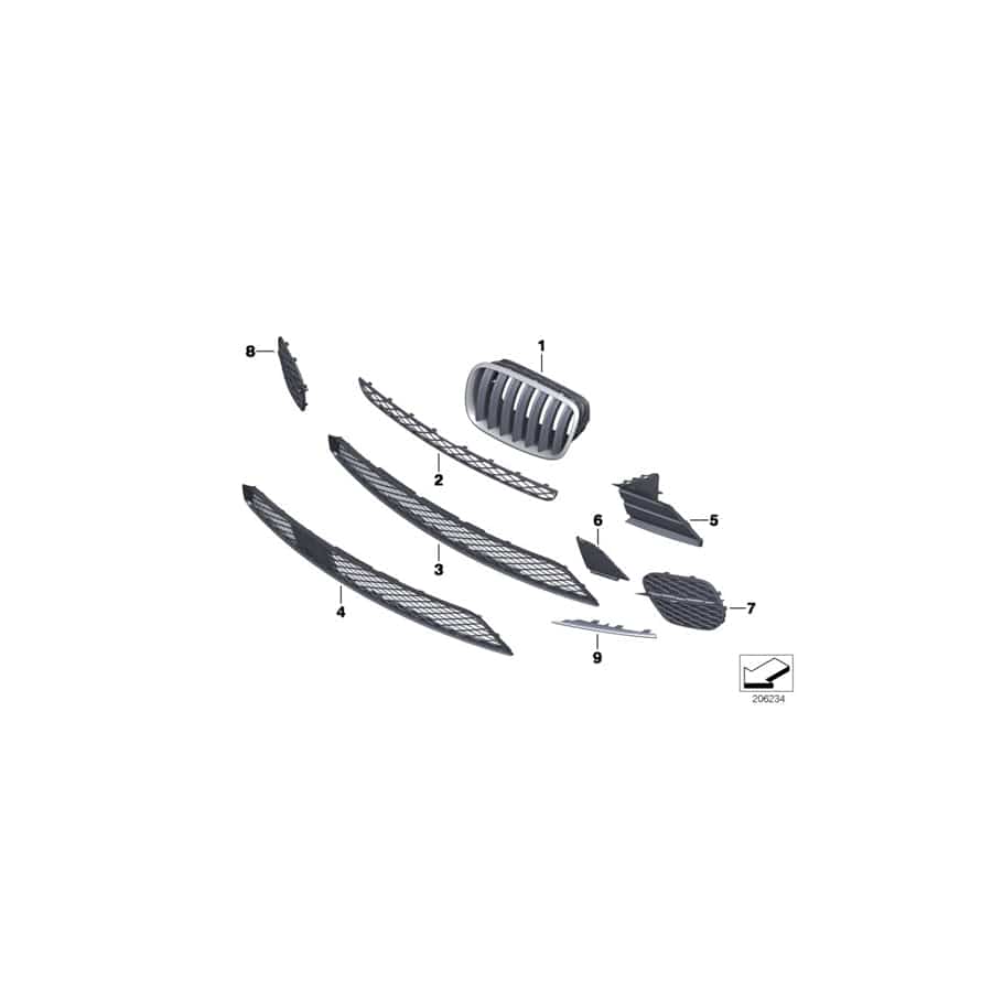 Genuine BMW 51747222876 E70 Cover, Brake Duct, Right (Inc. X5 30dX & X5 M50dX) | Duco Car Parts UK Car Parts