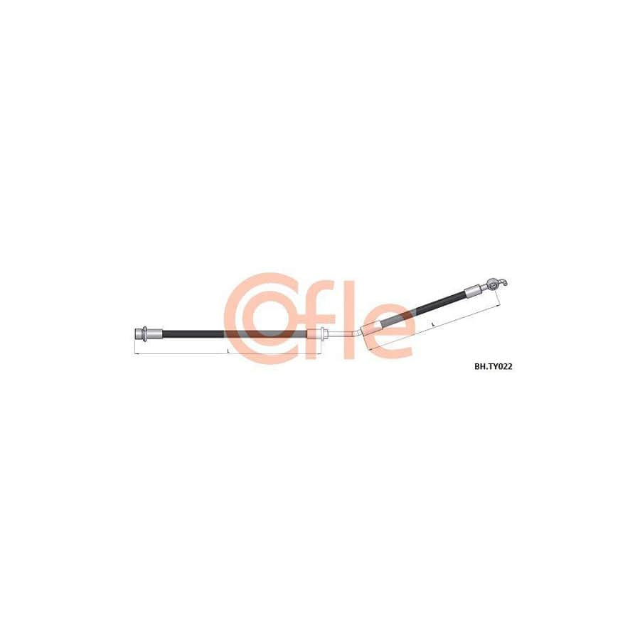 Cofle S07015 Speedometer Cable For Fiat Cinquecento (170)