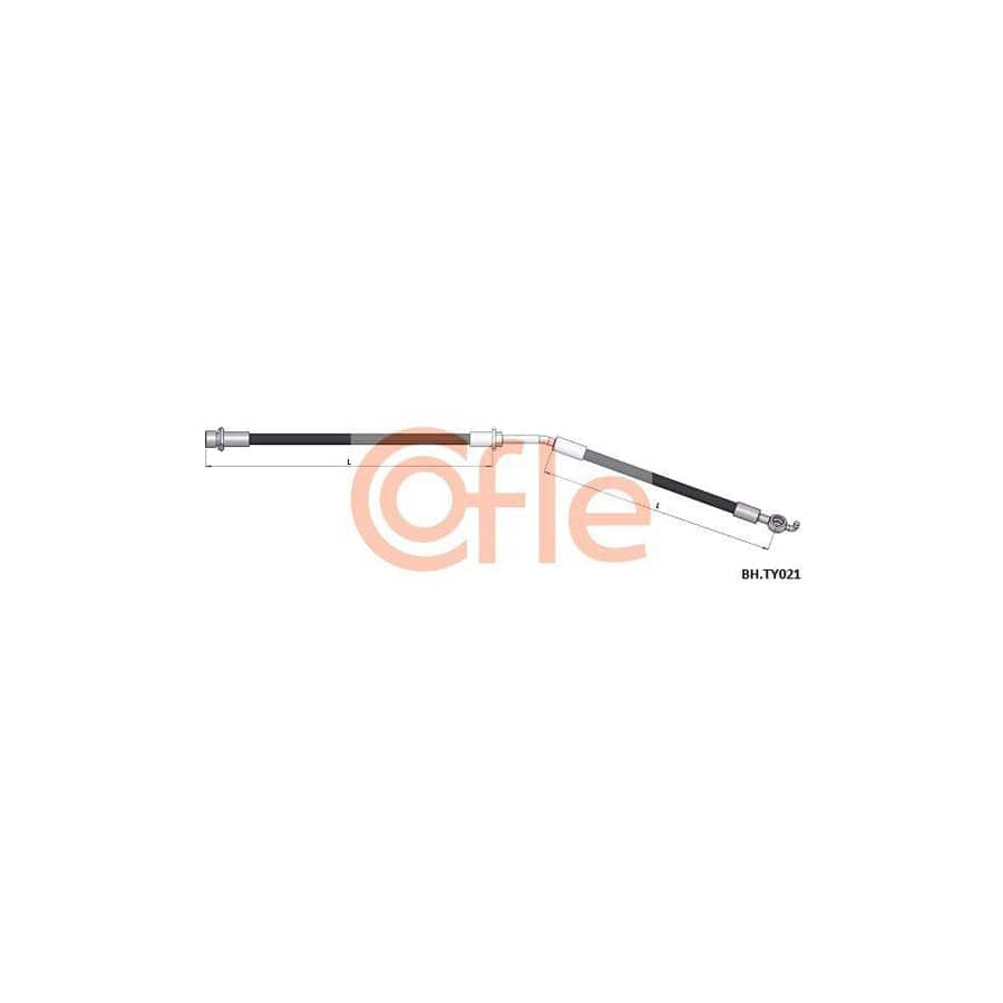 Cofle S07014 Speedometer Cable For Fiat Cinquecento (170)