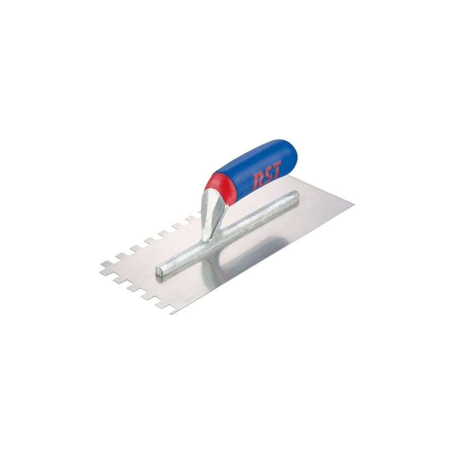R.S.T. RST8002ST Notched Trowel Square 6mm² Soft Touch Handle 11 x 4.1/2in | Duco Car Parts UK