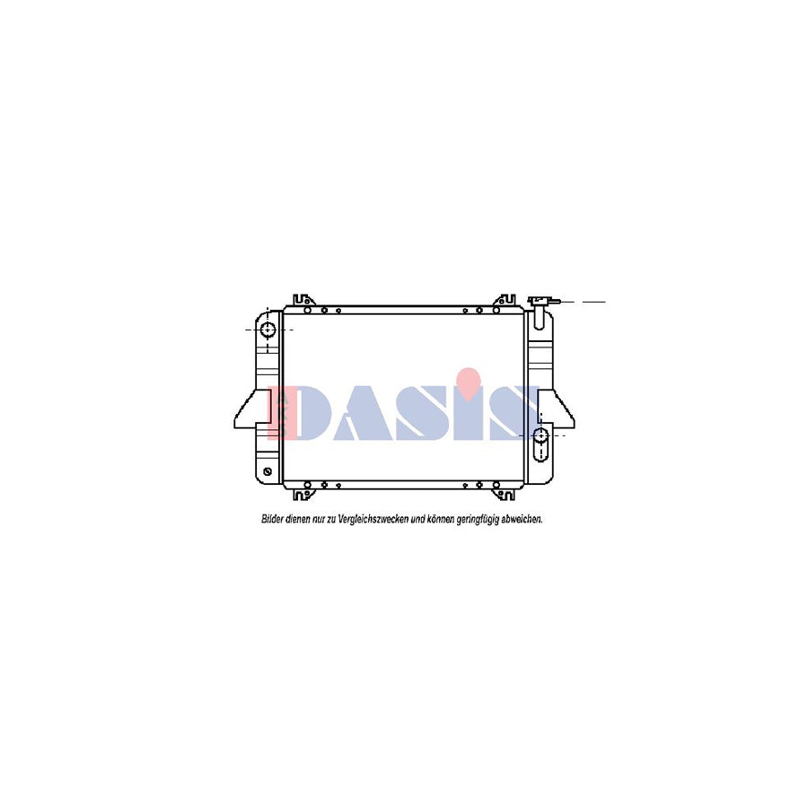AKS Dasis 070950N Engine Radiator For Nissan Patrol | Duco Car Parts UK