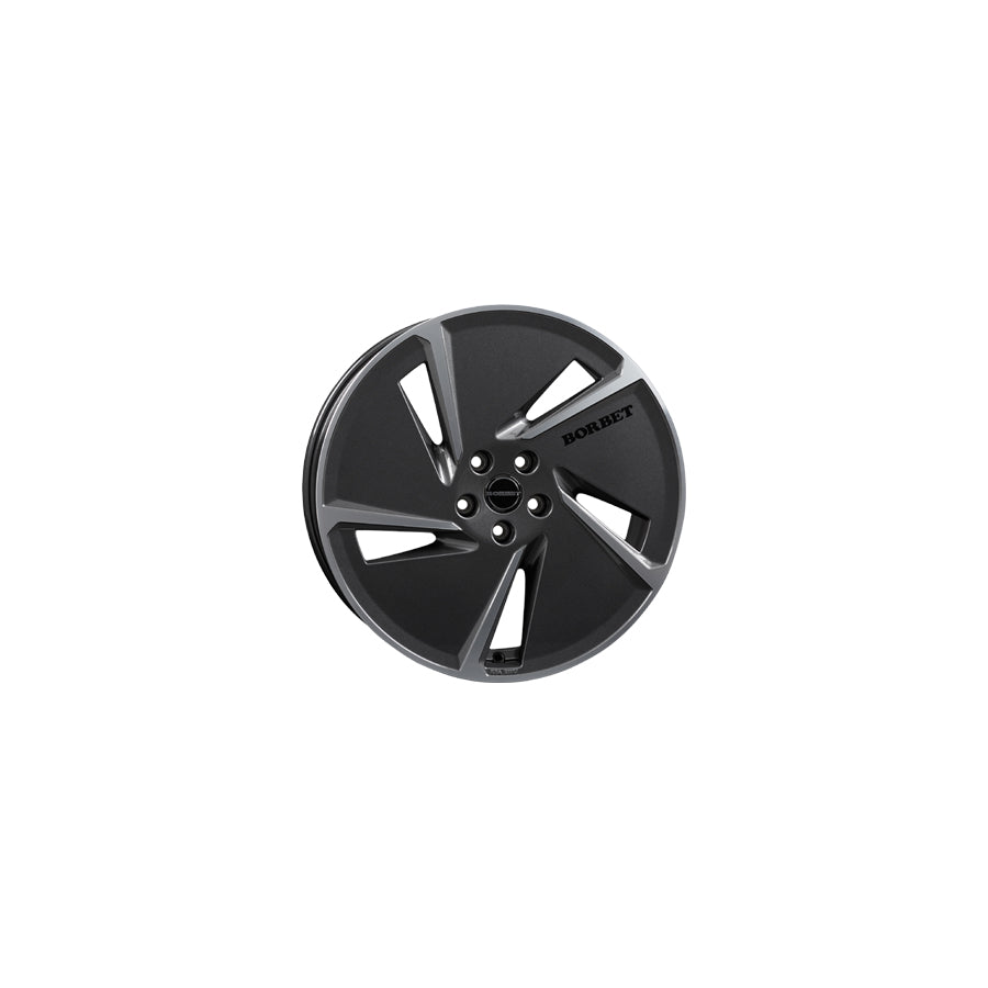 Borbet AE 7.5x20 ET50 AE 752050114,3572,5MAP Mistral Anthracite Glossy Polished Wheel | Duco Car Parts UK Car Parts