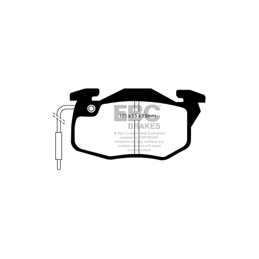 EBC PDKF1628 Renault Ultimax Front Brake Pad & Plain Disc Kit 2 | Duco Car Parts UK Car Parts