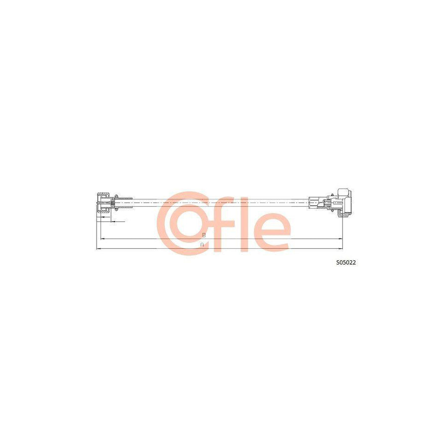 Cofle S05022 Speedometer Cable For Fiat 126 (126)