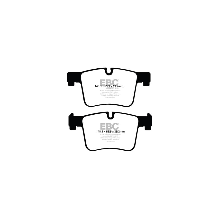 EBC PDKF230 BMW Ultimax Front Brake Pad & Plain Disc Kit - ATE Caliper 2 | Duco Car Parts UK Car Parts