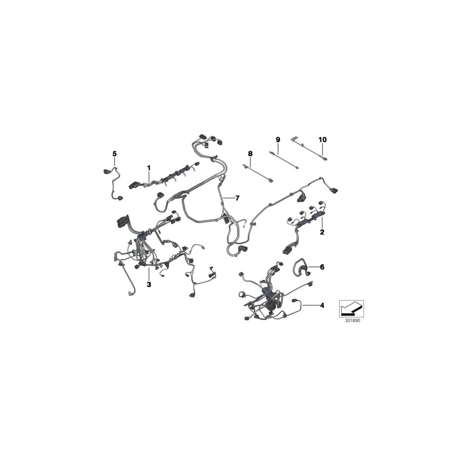 Genuine BMW 12517633479 F13 F01 F11 Adapter Cable, Oil-Temperature Sensor (Inc. 550iX 4.4, 650iX 4.4 & Alpina B7X) | Duco Car Parts UK