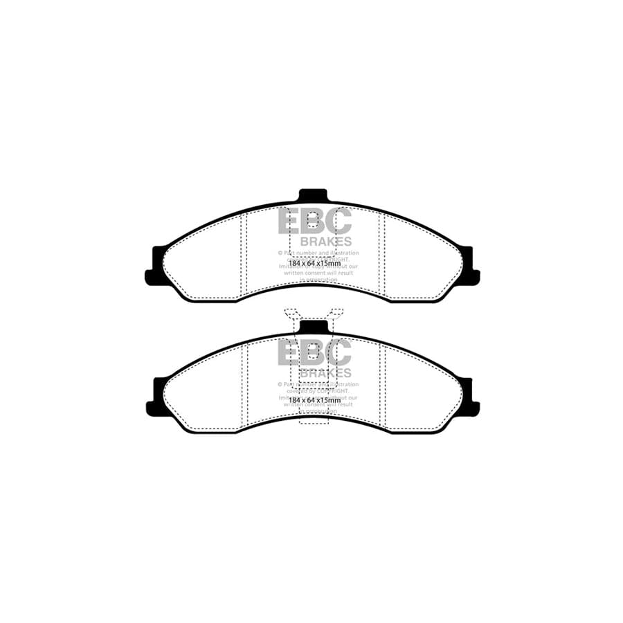 EBC PDKF822 Holden Ultimax Front Brake Pad & Plain Disc Kit 2 | Duco Car Parts UK Car Parts