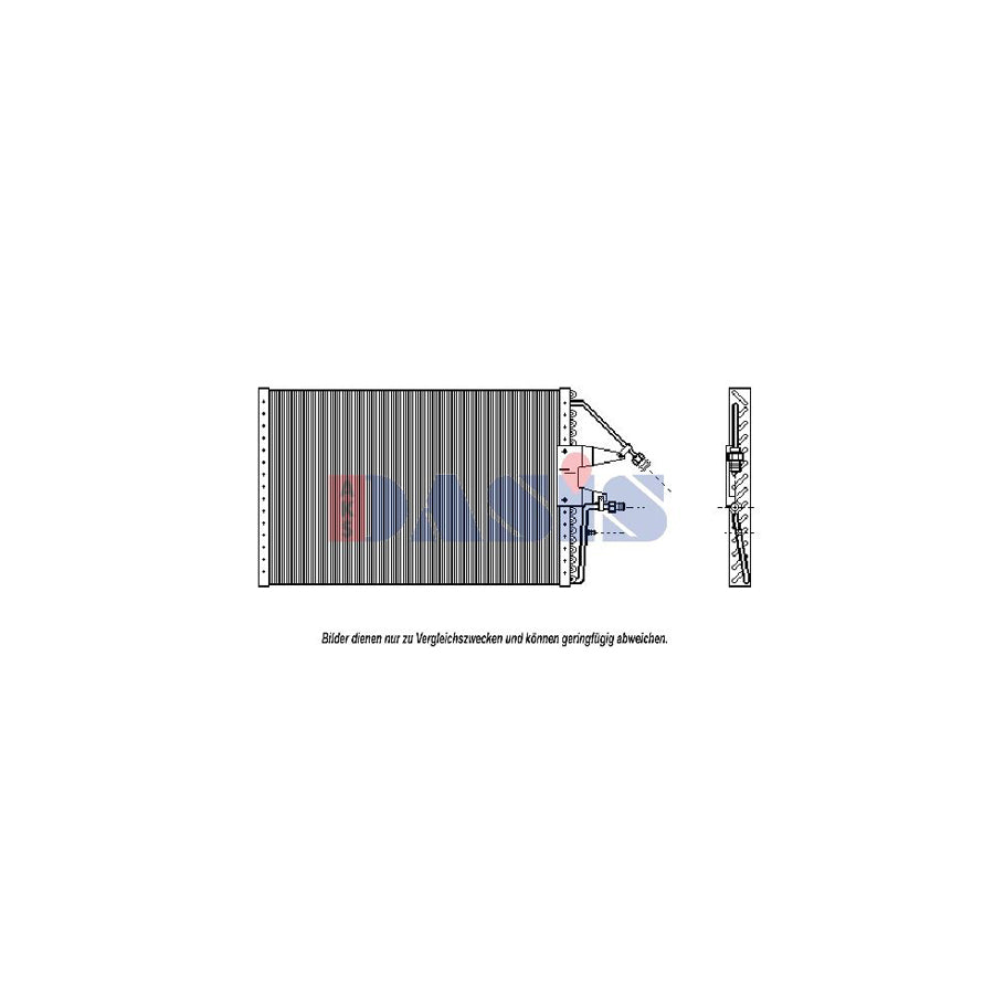 AKS Dasis 522042N Air Conditioning Condenser For Chevrolet Blazer S10 | Duco Car Parts UK