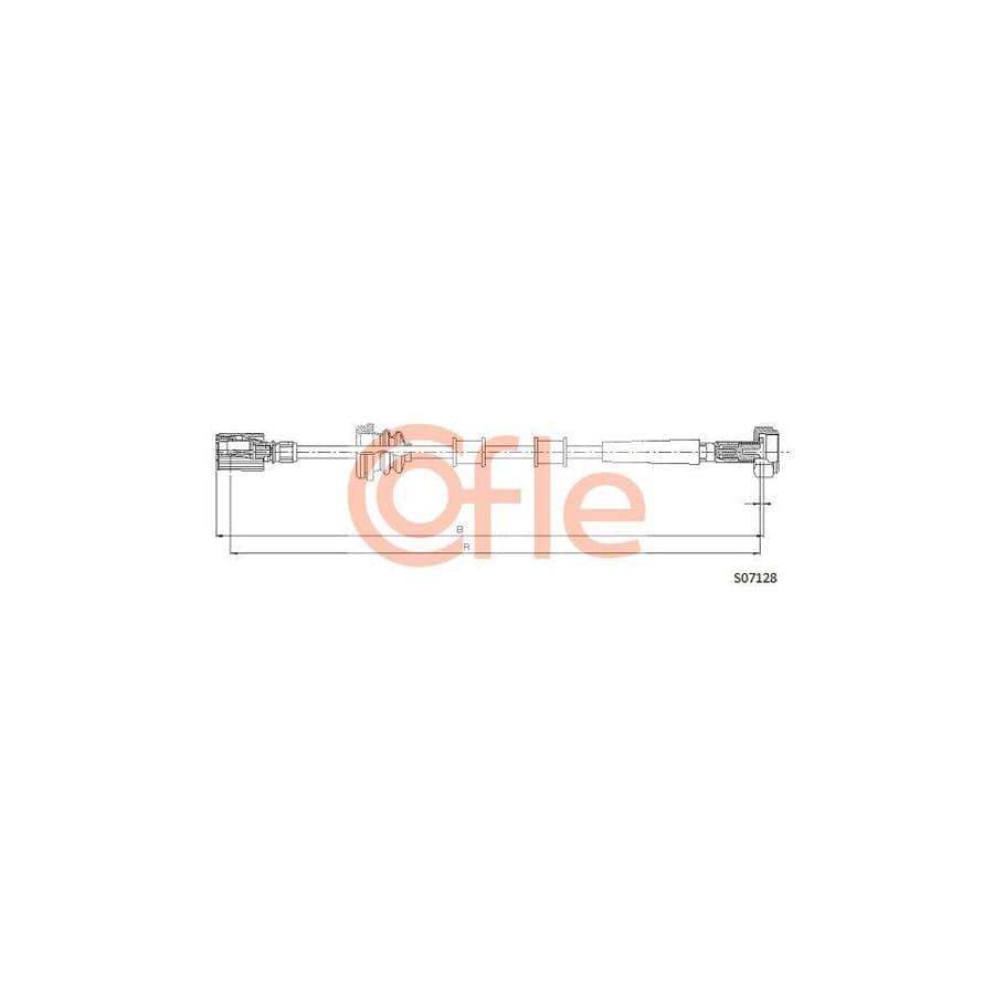 Cofle S07128 Speedometer Cable For Fiat Ducato Ii Minibus (230)