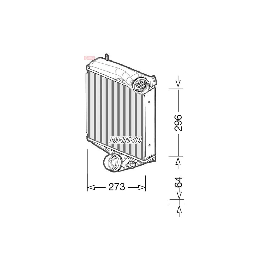Denso DIT28022 Dit28022 Intercooler For Porsche Panamera (970) | Duco Car Parts UK