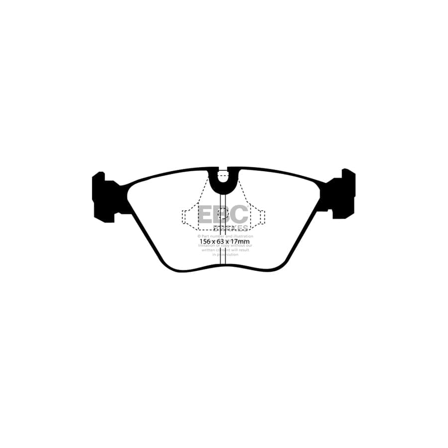 EBC PDKF2304 Audi 100 Ultimax Front Brake Pad & Plain Disc Kit - Girling/TRW Caliper 2 | Duco Car Parts UK Car Parts