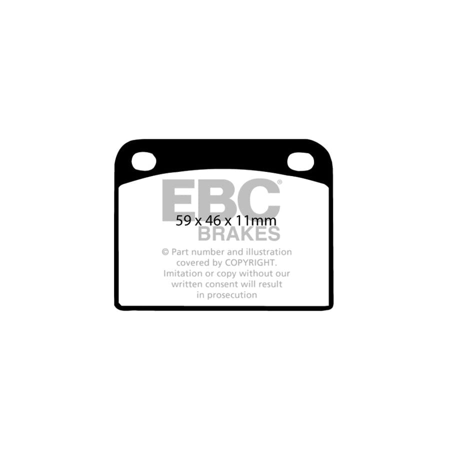 EBC PDKR797 Saab 99 Ultimax Rear Brake Pad & Plain Disc Kit 2 | Duco Car Parts UK Car Parts