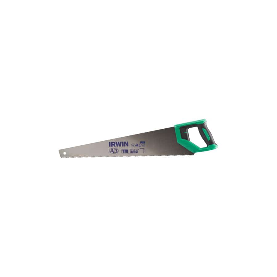 IRWIN Jack JAK770UHP550 770UHP Coarse Hardpoint Handsaw Soft Grip 550mm (22in) 7 TPI | Duco Car Parts UK