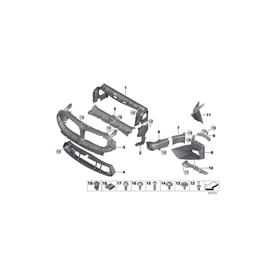 Genuine BMW 51748099750 F92 F93 F91 Finisher Upper M (Inc. & M8) | Duco Car Parts UK Car Parts