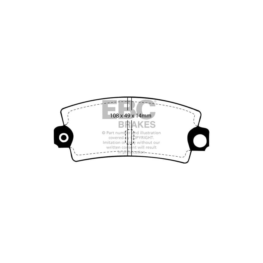 EBC PDKR794 Renault 25 Ultimax Rear Brake Pad & Plain Disc Kit - Bendix Caliper 2 | Duco Car Parts UK Car Parts
