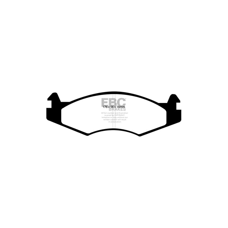 EBC PDKF2308 Jeep Cherokee Ultimax Front Brake Pad & Plain Disc Kit 2 | Duco Car Parts UK Car Parts