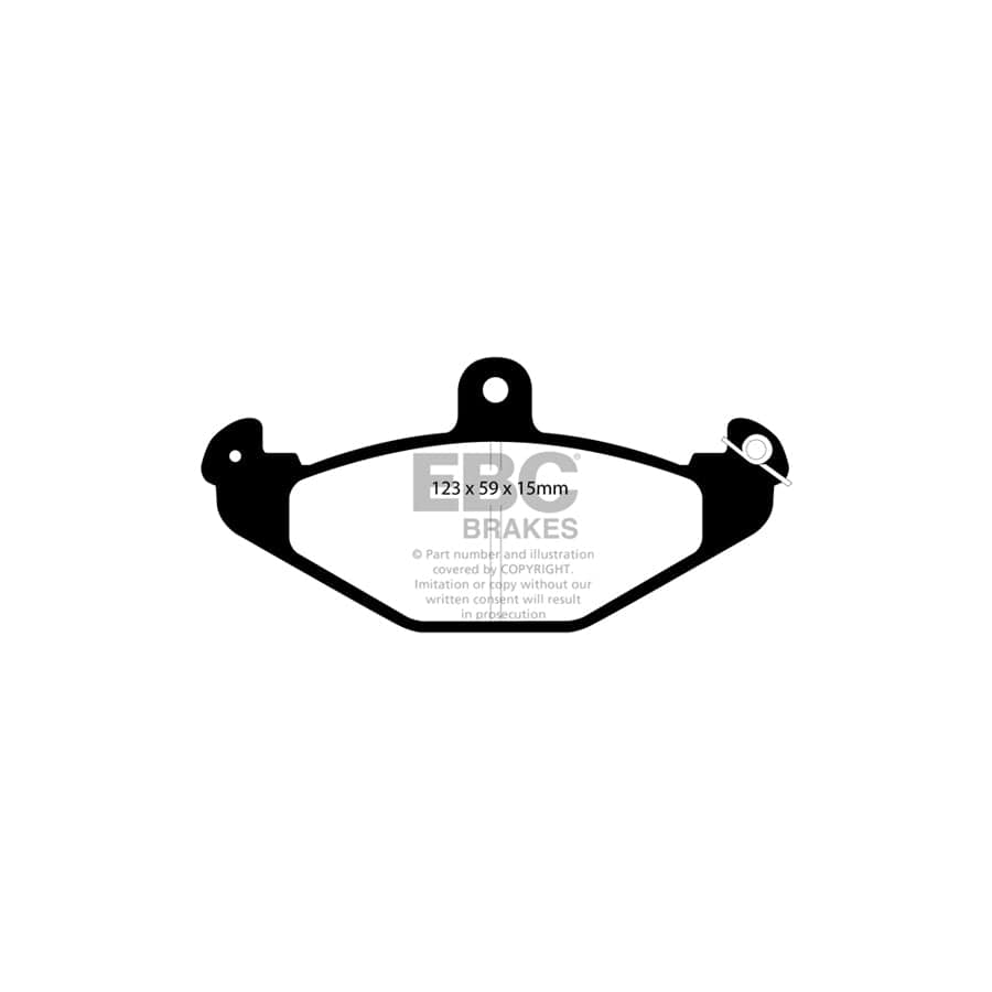 EBC PDKR790 Renault 21 Ultimax Rear Brake Pad & Plain Disc Kit - Brembo Caliper 2 | Duco Car Parts UK Car Parts