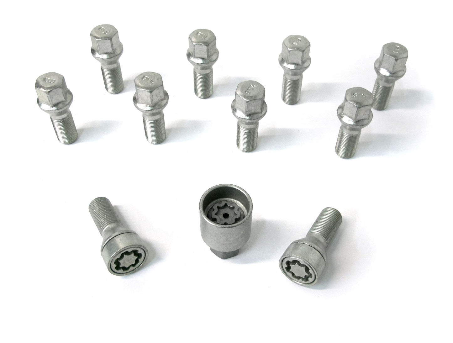 H&R 14252801SET Wheel-Lock set M14 taper head 60°