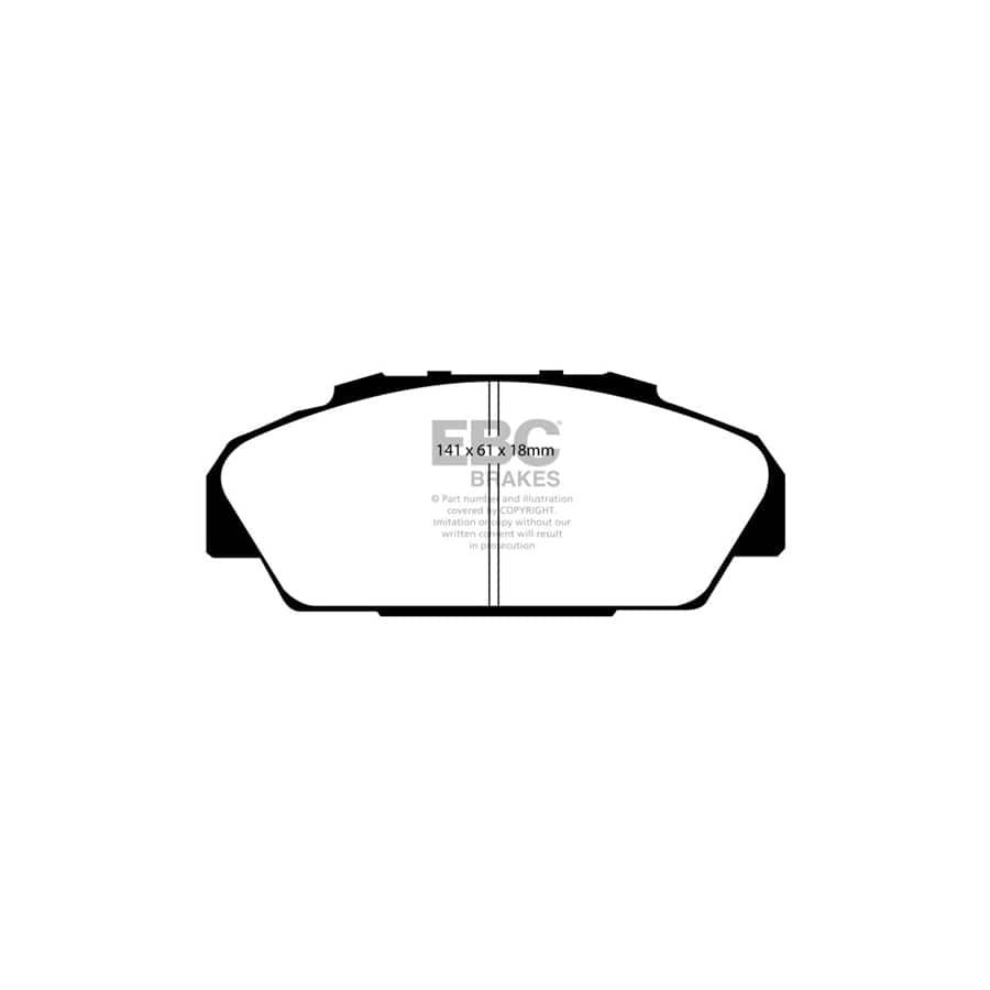 EBC PDKF2309 Honda Accord Ultimax Front Brake Pad & Plain Disc Kit - Akebono Caliper 2 | Duco Car Parts UK Car Parts
