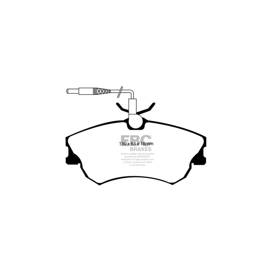 EBC PDKF1644 Renault 3 Ultimax Front Brake Pad & Plain Disc Kit - Brembo Caliper 2 | Duco Car Parts UK Car Parts