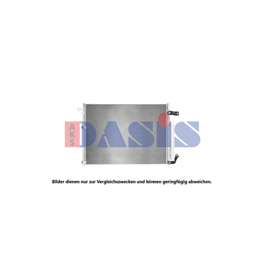 AKS Dasis 522086N Air Conditioning Condenser For Jeep Cherokee V (Kl) | Duco Car Parts UK