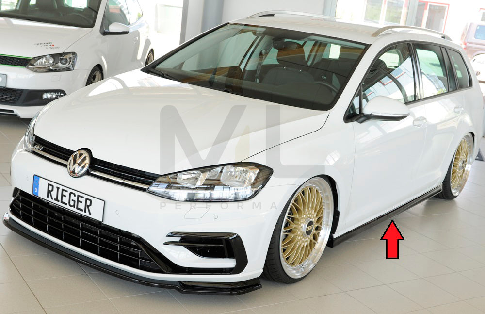 Rieger 00088217 SEAT, VW Side Skirt (5F Leon Cupra/FR & Mk7 Golf) 7 | Duco Car Parts UK Car Parts