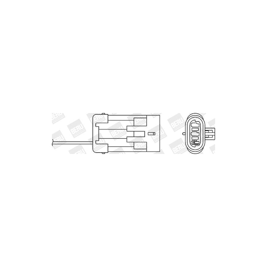 Beru OZU023 Lambda Sensor