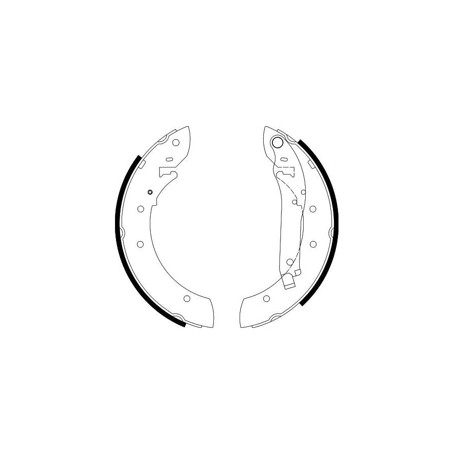Hella 8DB 355 002-011 Brake Shoe Set