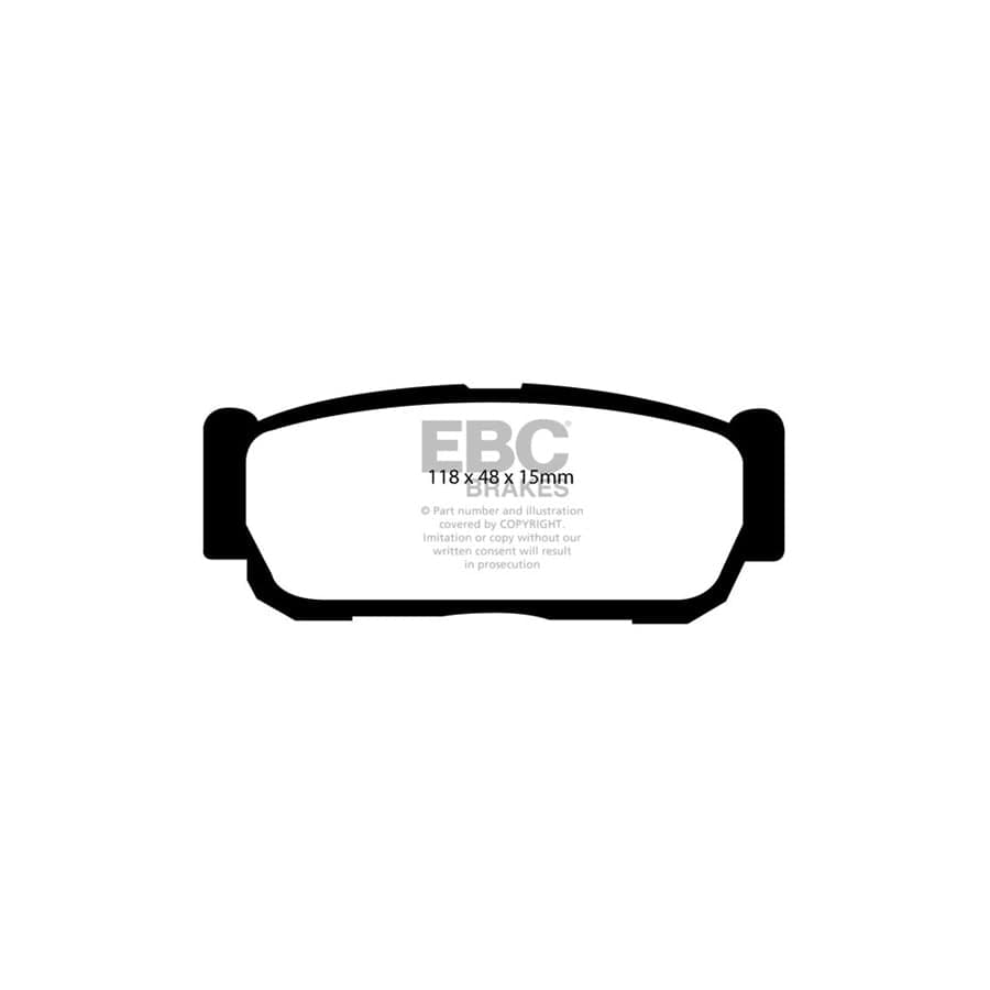 EBC PDKR817 Ssangyong Ultimax Rear Brake Pad & Plain Disc Kit (Inc. Rexton, Rodius, Turismo) 2 | Duco Car Parts UK Car Parts