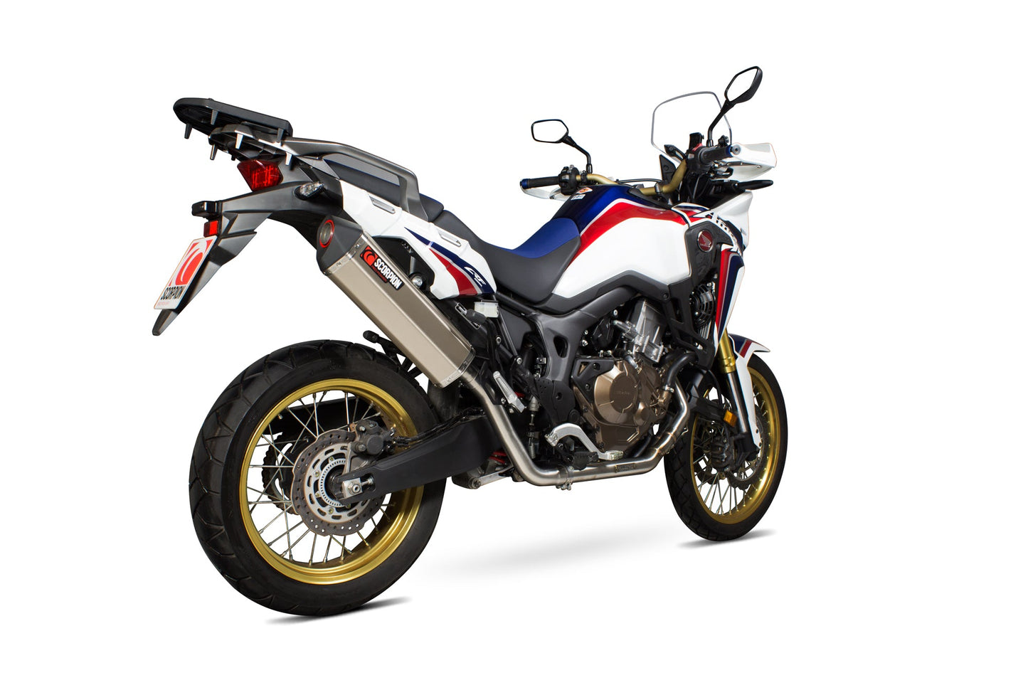 Scorpion RHA173SYSTEO Honda CRF1000 L Serket Parallel Full System - Titanium Sleeve | Duco Car Parts UK UK