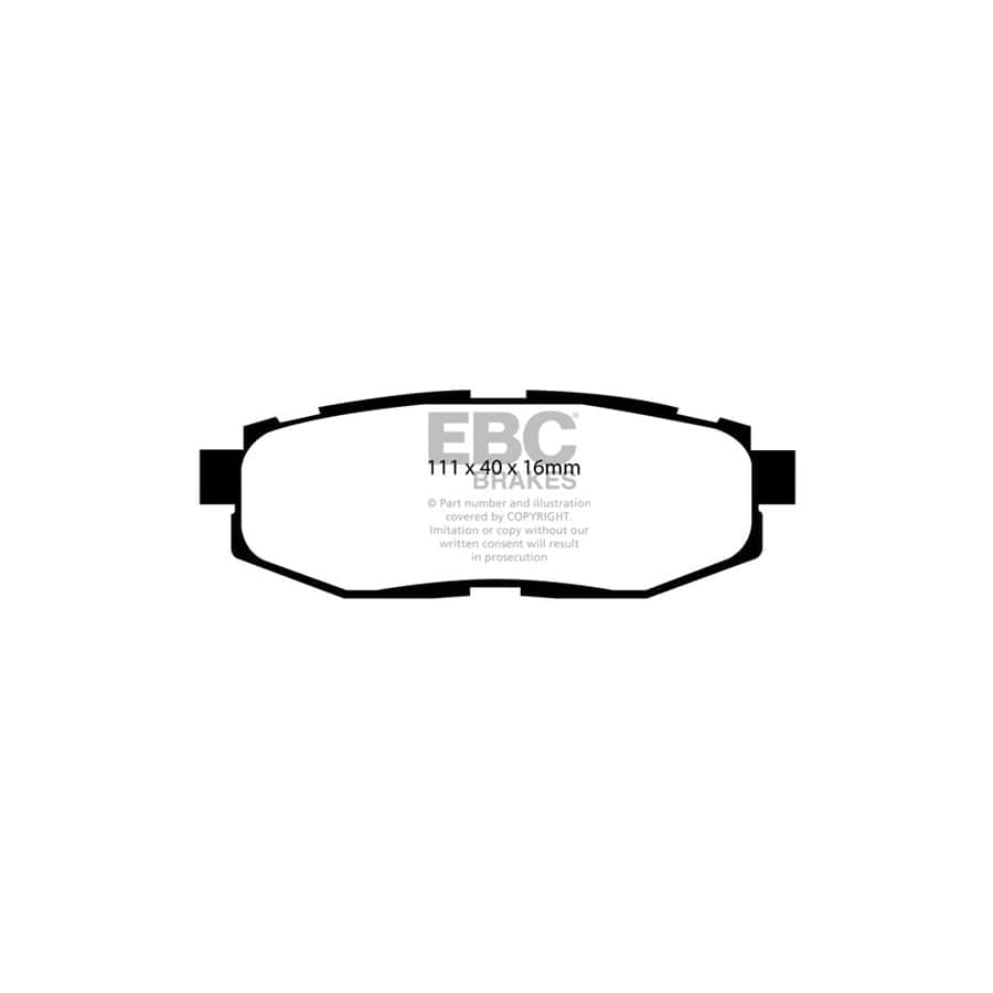 EBC PDKR818 Subaru Toyota Ultimax Rear Brake Pad & Plain Disc Kit (Inc. BRZ & GT86) 2 | Duco Car Parts UK Car Parts