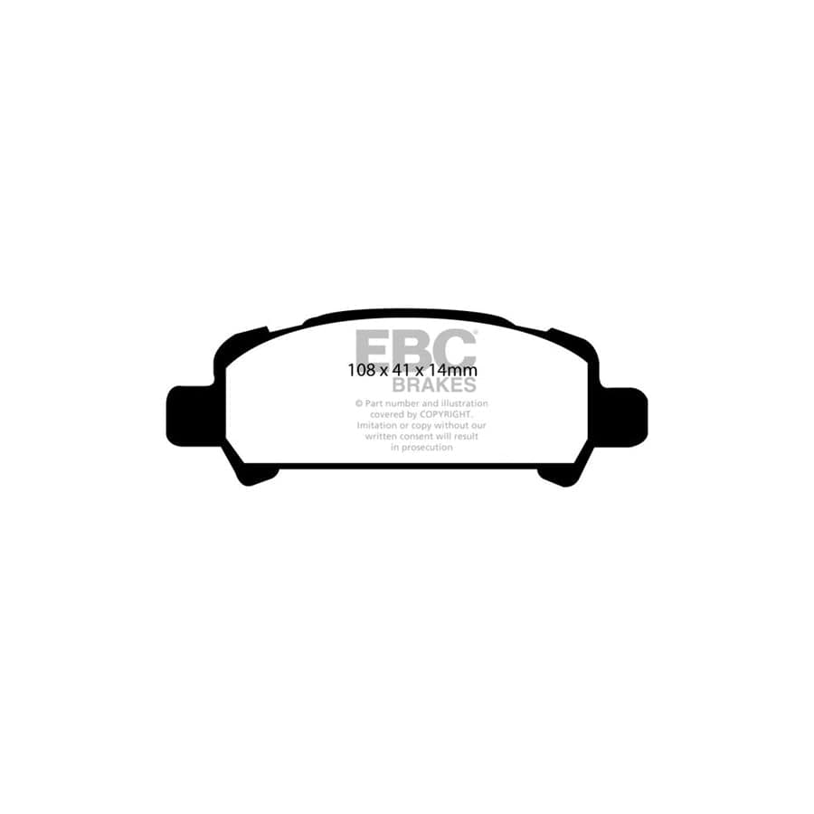 EBC PDKR819 Subaru Ultimax Rear Brake Pad & Plain Disc Kit (Inc. Forester & Impreza) 2 | Duco Car Parts UK Car Parts