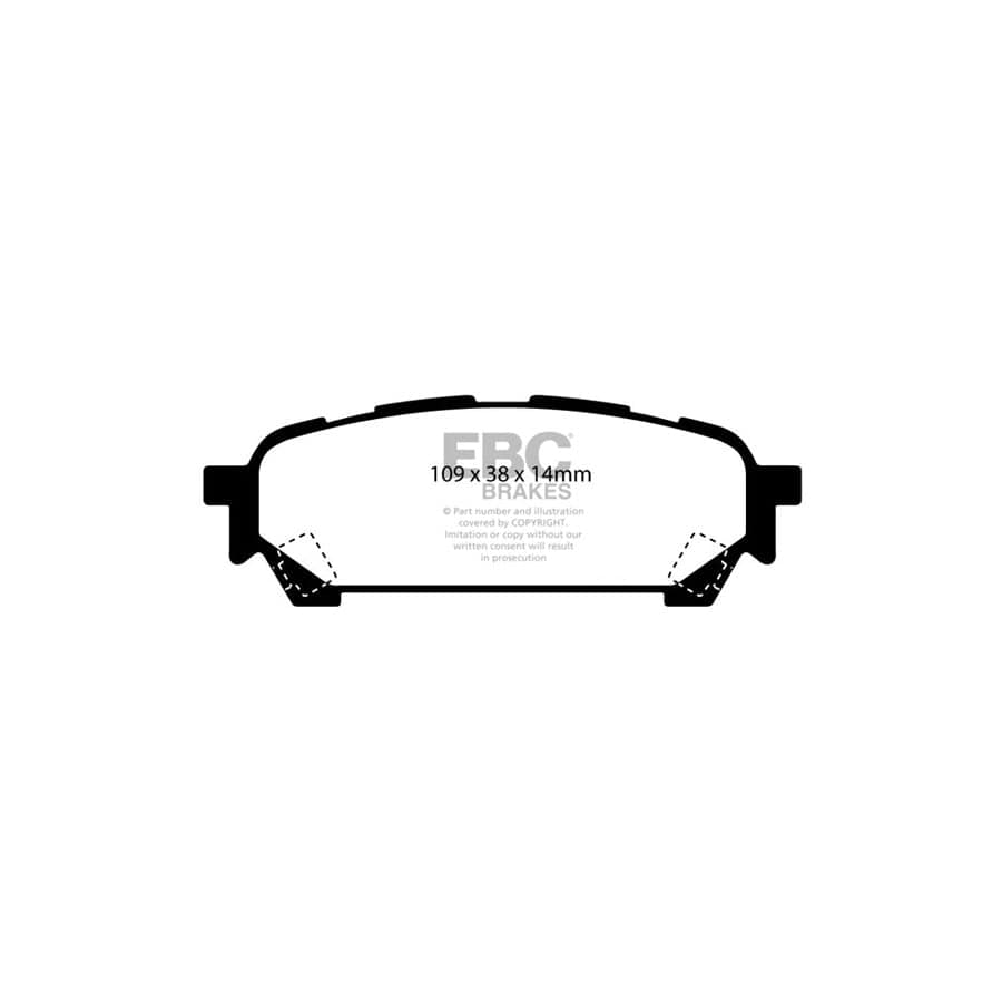 EBC PDKR822 Subaru Impreza Ultimax Rear Brake Pad & Plain Disc Kit 2 | Duco Car Parts UK Car Parts
