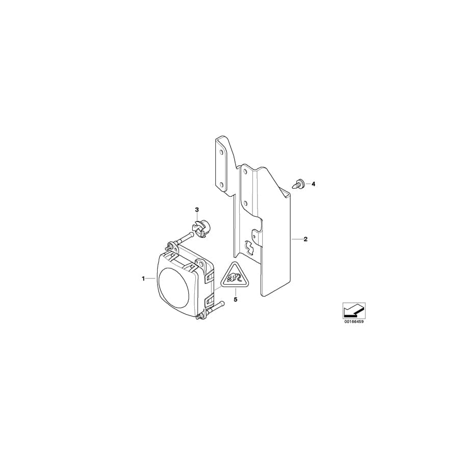 Genuine BMW 66316762519 E63 E64 Bracket F Acc 2 (Inc. 630i, 650i & M6) | Duco Car Parts UK Car Parts